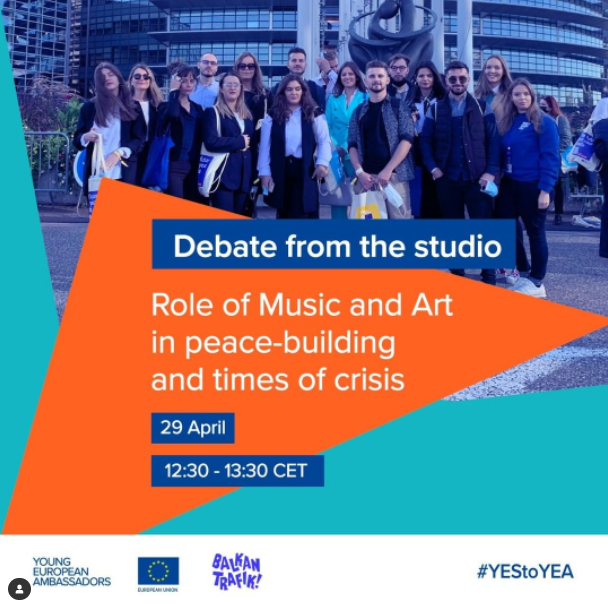 Join the Young European Ambassadors in the Balkan Traffic Festival on 29 April