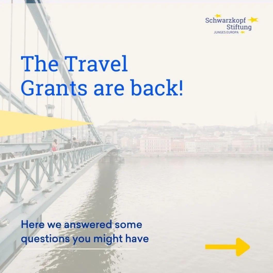 Travel grants are back!!