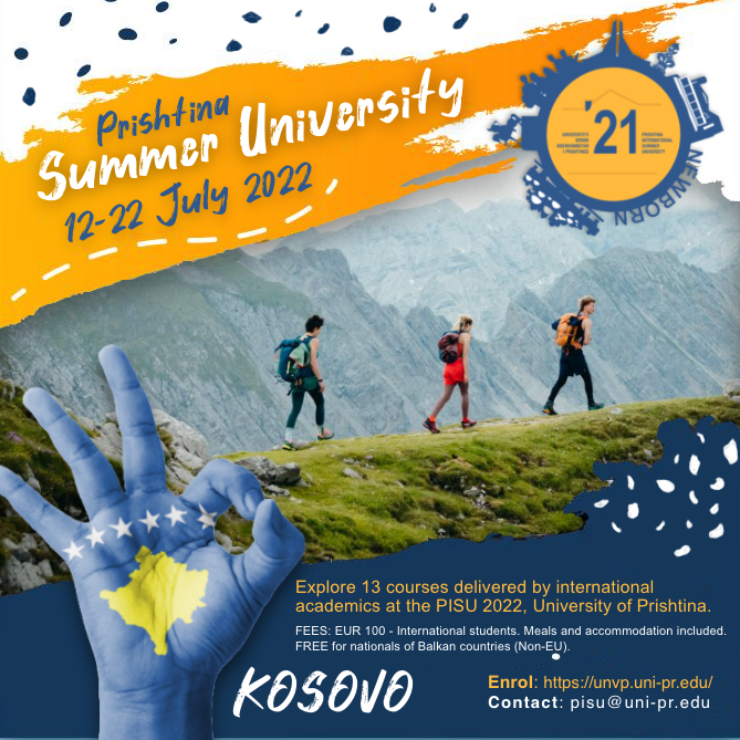 OPEN CALL - Prishtina Summer University