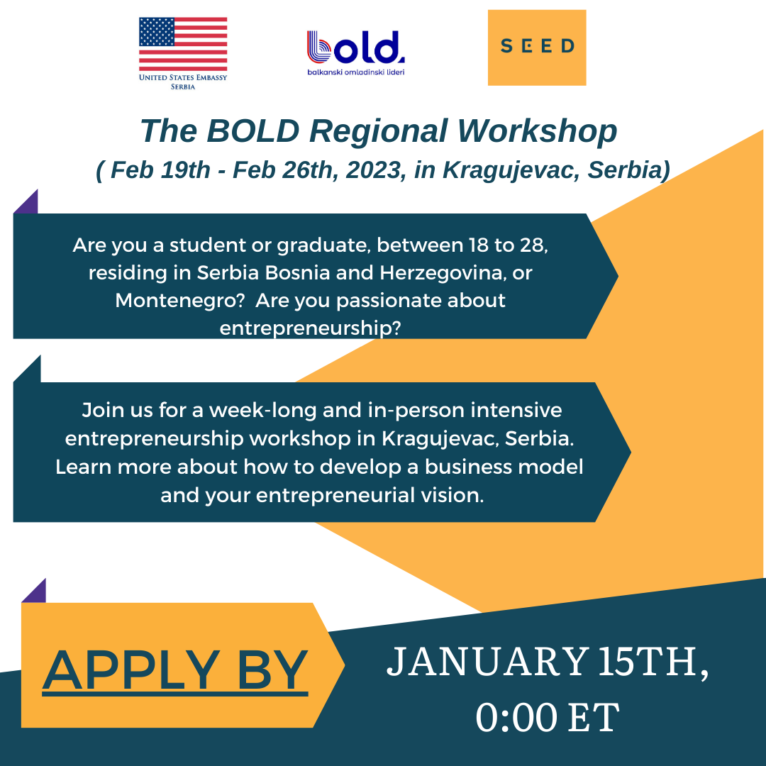 Hajde | The BOLD Regional Workshop